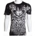 Xtreme Couture AFFLICTION Mens T-Shirt OFFERING Skulls Black Biker UFC